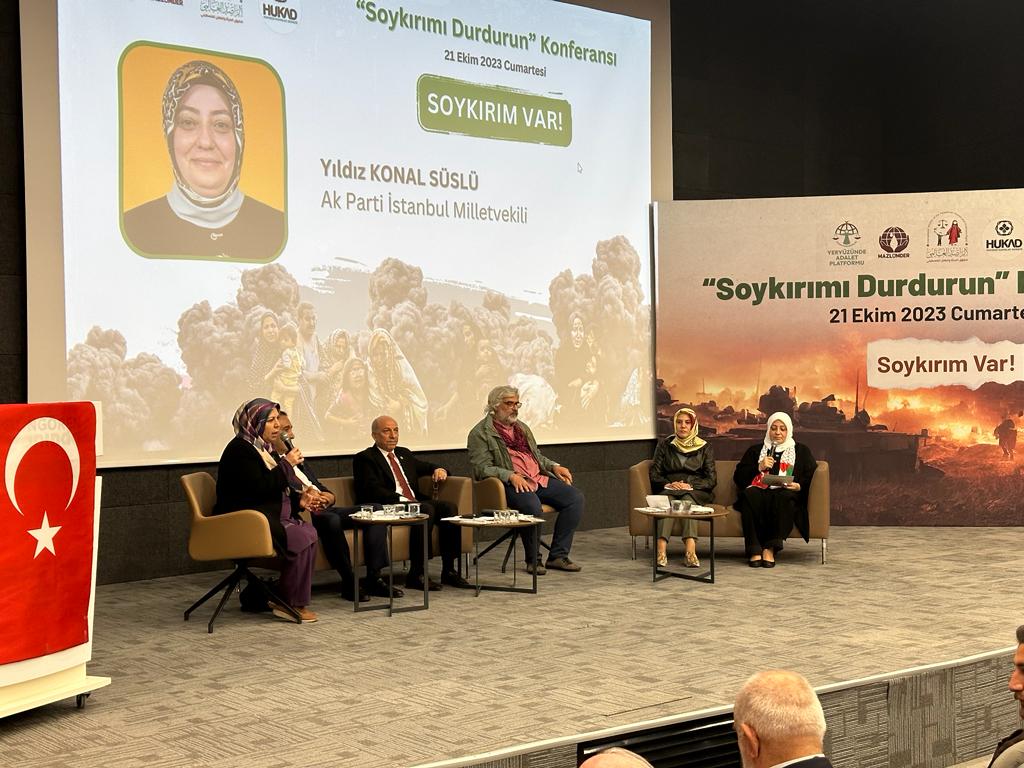 Kudüs Nuru Kadın ve Çocuk Derneği öncülüğünde “Soykırımı Durdurun” hukuk konferansı düzenlendi